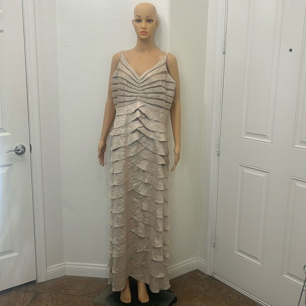 K Jordan Woman’s Dress Sz 18 Adjustable Straps Slimming Tiered India